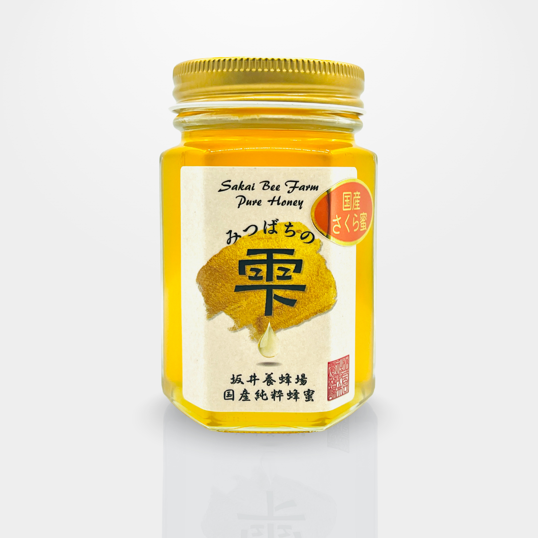 坂井養蜂場　国産蜂蜜 生はちみつ・新蜜(非加熱)さくら蜜 (180g)